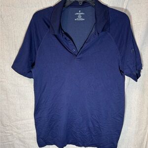 Men's Navy Polo Shirt, Medium